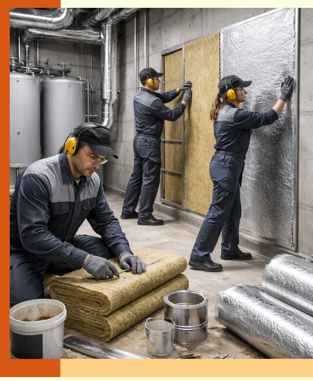 Шумоизоляция котельной в Сальске: профессиональный монтаж и материалы