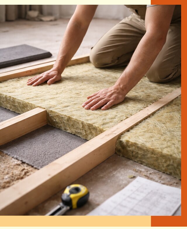 Шумоизоляция пола в Сальске от 1271 руб./м² — профессиональная звукоизоляция | ТепломастерСлс