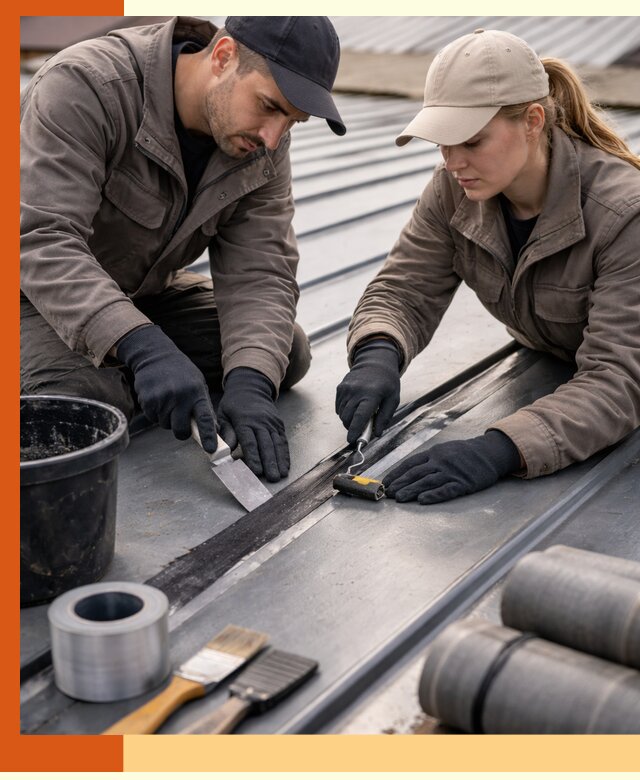 Гидроизоляция фальцевой кровли в Сальске качественно и надежно