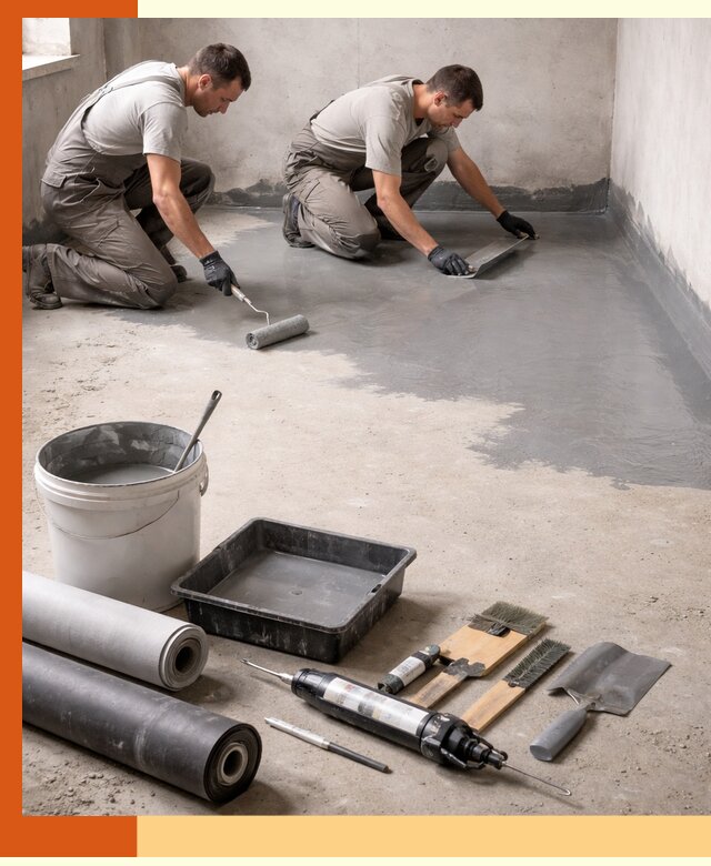 Гидроизоляция пола в Сальске — надежная защита от влаги и протечек