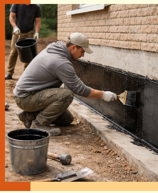 Гидроизоляция цоколя домов и зданий в Сальске эффективными методами