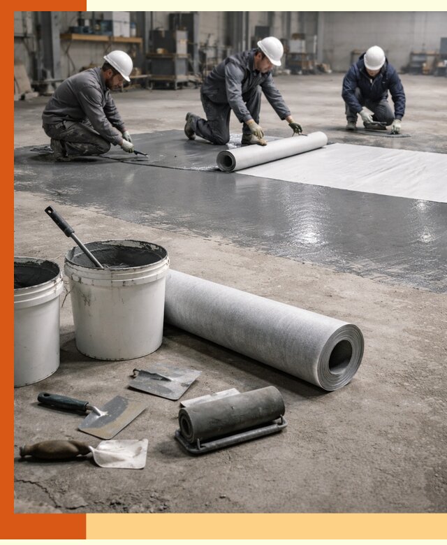 Гидроизоляция промышленного пола в Сальске — защита и долговечность