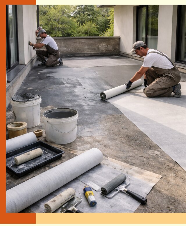 Гидроизоляция террасы в Сальске — надежная защита от влаги и протечек