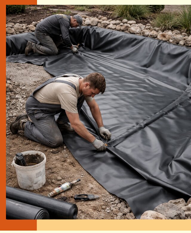 Гидроизоляция пруда в Сальске: надежная защита и герметизация