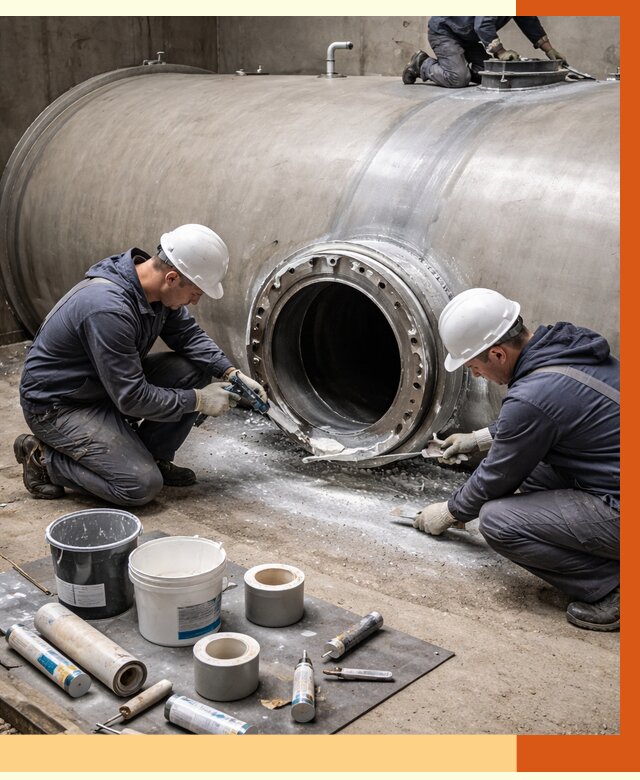 Гидроизоляция резервуара с топливом в Сальске от 76260 руб. под ключ | ТепломастерСлс