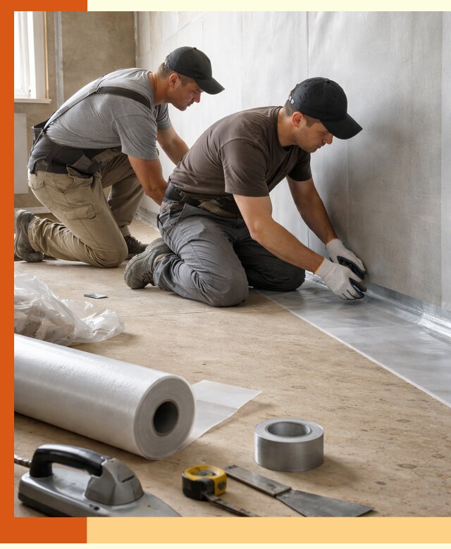 Монтаж пароизоляции для дома и помещений в Сальске