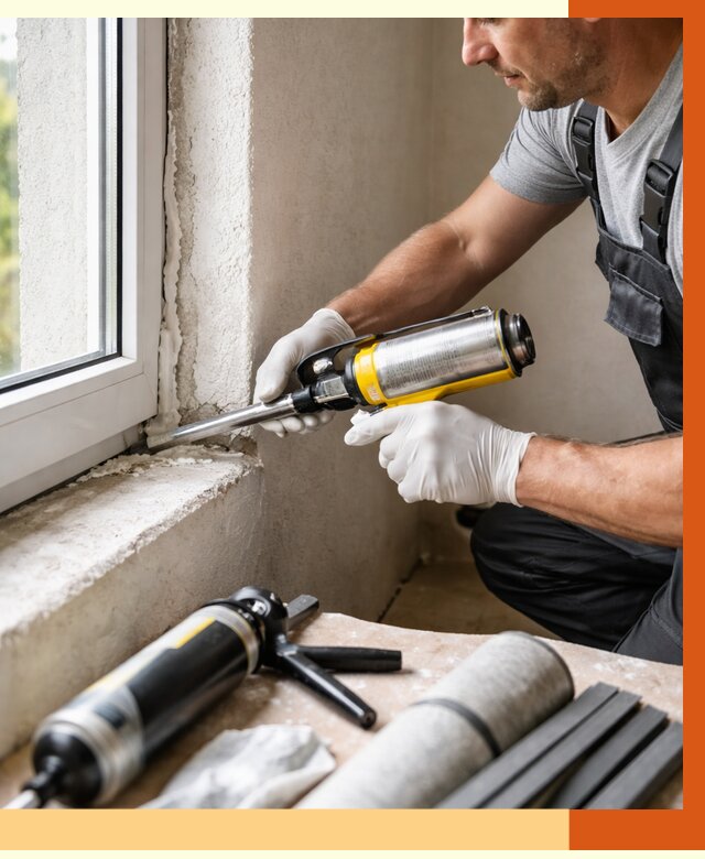 Герметизация стыков и примыканий в Сальске от 1220 руб. под ключ | ТепломастерСлс