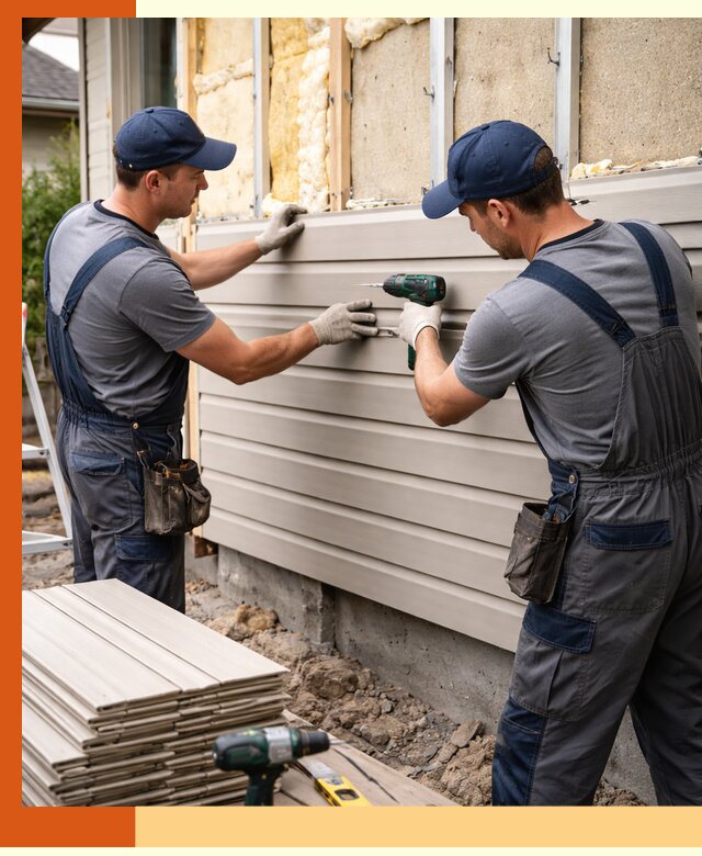 Монтаж сайдинга после утепления в Сальске качественно и надежно